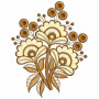 Tiny Flower Applique Embroidery Design 24860
