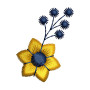 Tiny Flower Machine Embroidery