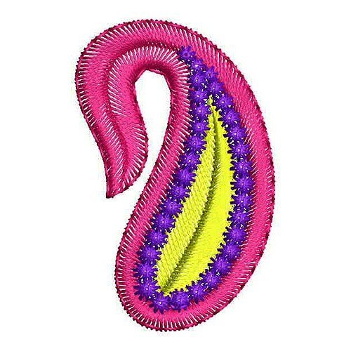 Tiny Paisley Embroidery Design