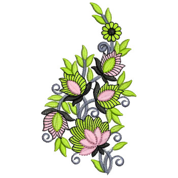 Towel Applique Embroidery Design 25270