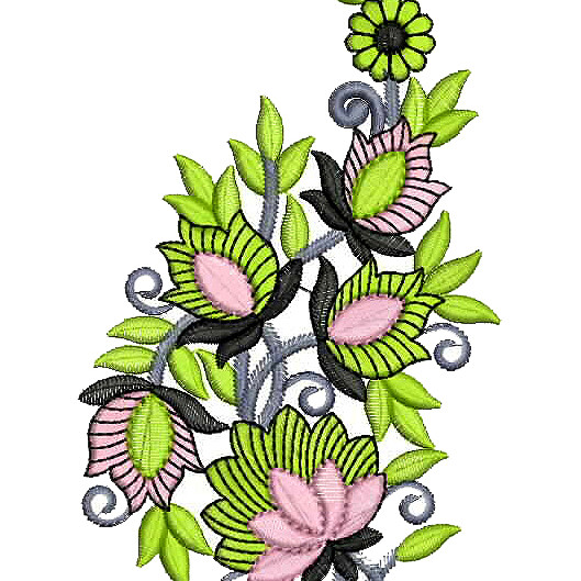 Towel Applique Embroidery Design 25270