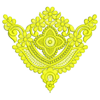 Towel Butta Embroidery Design 25415