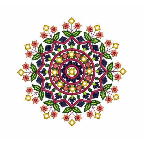 Traditional Folk Caps Embroidery Applique Design