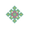 Traditional Russian And Slavic Square Embroidery Design