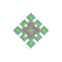 Traditional Russian And Slavic Square Embroidery Design