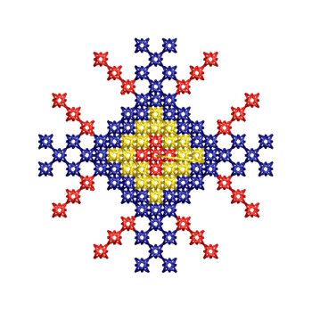 Traditional Ukranian Cross Stitch Machine Embroidery Pattern