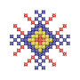 Traditional Ukranian Cross Stitch Machine Embroidery Pattern