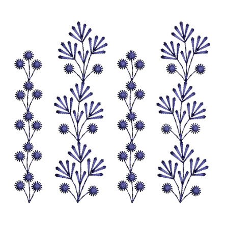 Tree Branches Embroidery Applique