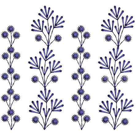 Tree Branches Embroidery Applique