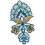 Trendy Applique Embroidery Design 26136