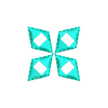 Trendy Mirror Applique Embroidery