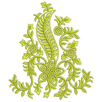 Trim Scraft Butta Embroidery Design 25383