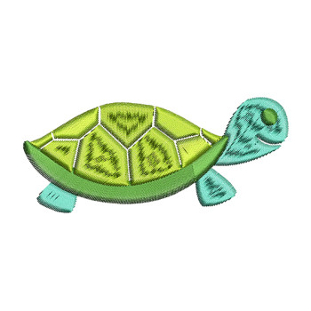 Turtle Embroidery Design