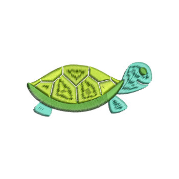 Turtle Embroidery Design