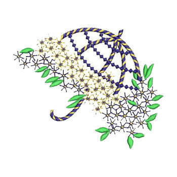 Umbrella Patch For Kurti Embroidery