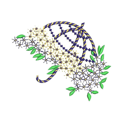 Umbrella Patch For Kurti Embroidery