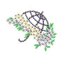 Umbrella Patch For Kurti Embroidery