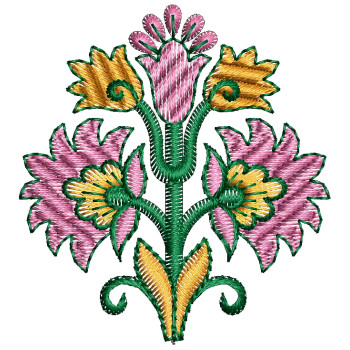 Unique Applique Embroidery Design 26135