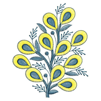 Velvet Clutch Embroidery Design