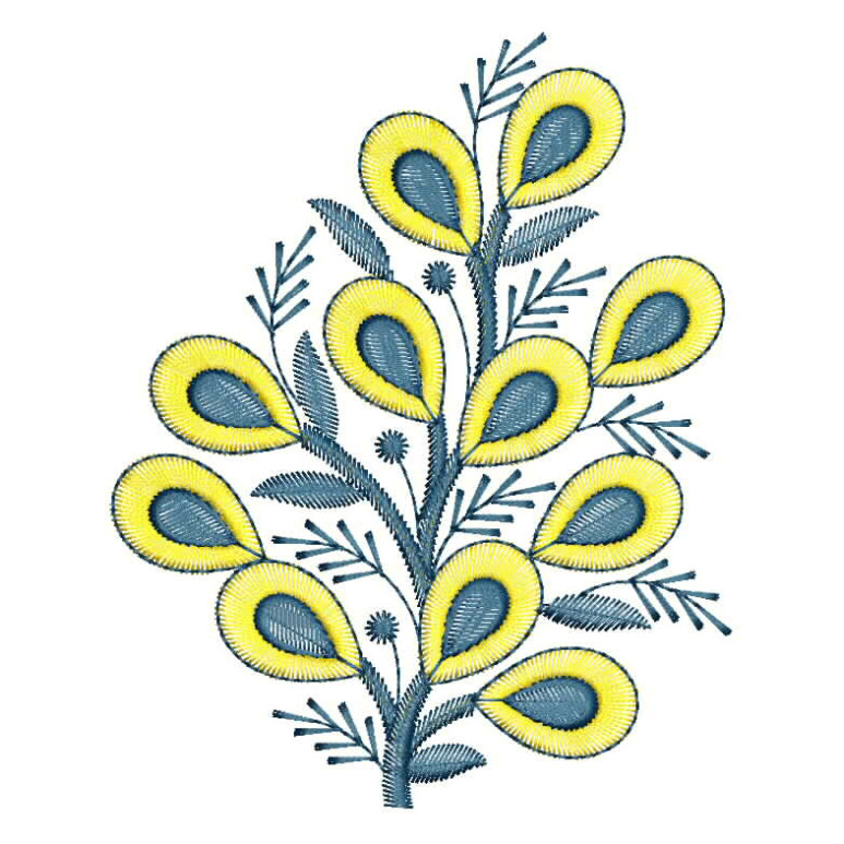 Velvet Clutch Embroidery Design