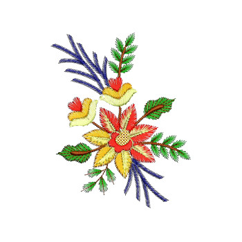 Velvet Tops Embroidery Patch