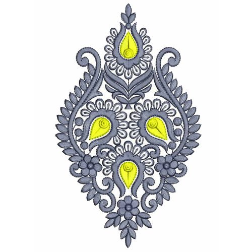 Vintage Applique Embroidery Design 25564