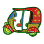 Vintage Rickshaw Embroidery