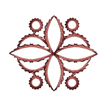 Vintage Rosette Embroidery