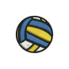 Volleyball Embroidery Design