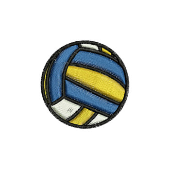 Volleyball Embroidery Design