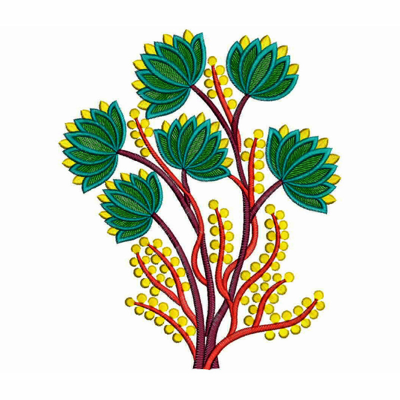 Wall Art Embroidery Design 13596