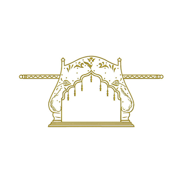 Wedding Embroidery For Blouse Back