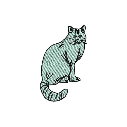 Wildcat Embroidery Design