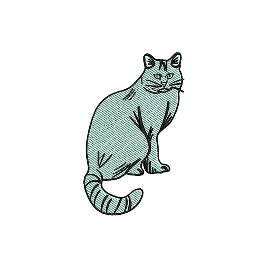 Wildcat Embroidery Design