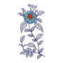 Wildflower Machine Embroidery Design