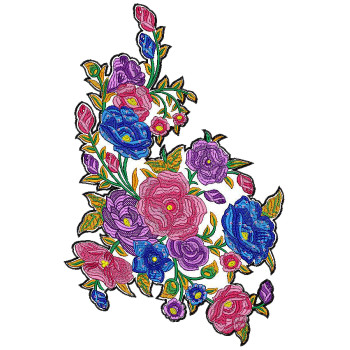 Wonderful Applique Design For Wedding Dress