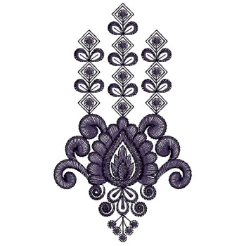 Wool Applique Embroidery Design 25851