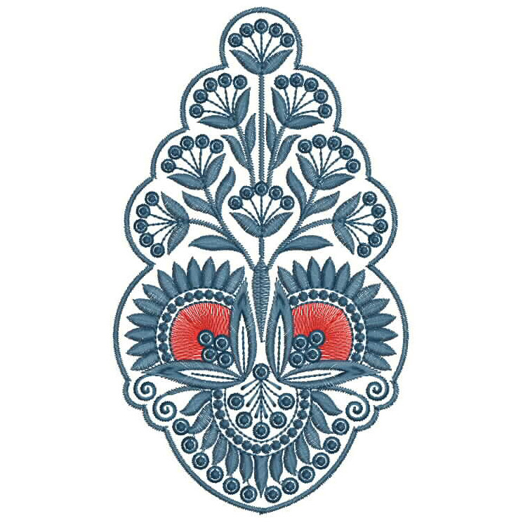 Woolen Coat Embroidery Design