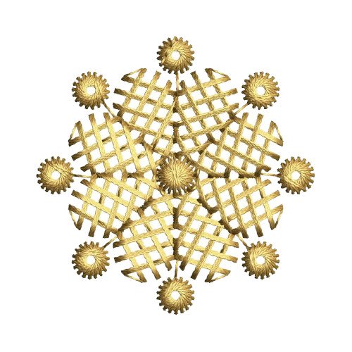 Yellow Flower Embroidery Design