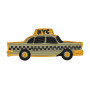 Yellow Taxi Cab Embroidery