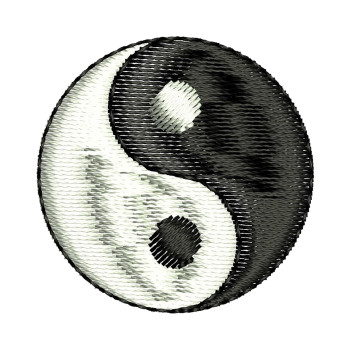 Yin Yang Taoism Embroidery