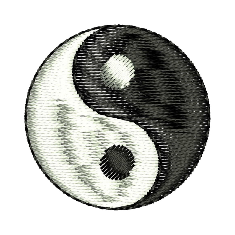 Yin Yang Taoism Embroidery