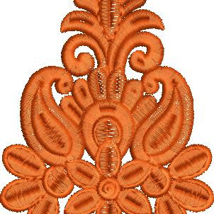 Abaya Khuzayma Embroidery Design