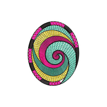 African Zulu Telephone Wire Plate Embroidery