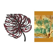 Amazing Leaf Cut Work Embroidery Design 23586