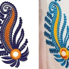 Applique Embroidery Design 21102