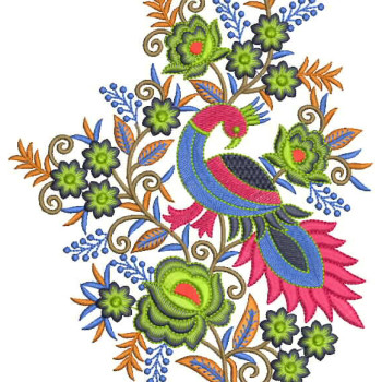 Applique Embroidery Design For Bed Sheets 26370