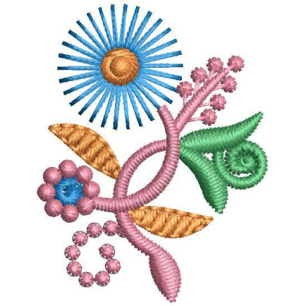 Applique Embroidery Design For Kurti 26386