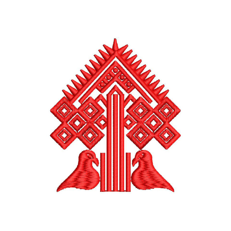 Assamese Applique Embroidery Design