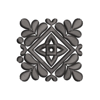 Assamese Floral Medallion Embroidery